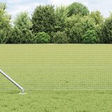 vidaXL varjena žična ograja z 7 spike posti 0.4x10 m iz galvaniziranega jekla | Shoptok.si