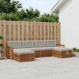  Set vanjskih sofa 6 kom. Čvrsto drvo akacije | shoptok.hr