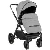 Kikka Boo kolica za bebe tiffany 2u1 light grey