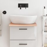 vidaXL Kupaonska radna ploča svjetlosmeđa 40x50x2 cm tretirano drvo | shoptok.hr