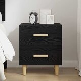 Ormarić za krevet Crni hrast 40 x 35 x 47.5cm Konstruirano drvo | shoptok.hr