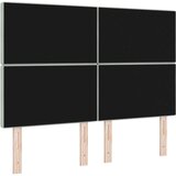 vidaXL Naslon za glavu s kristalnim gumbima tufted svjetlosivi 140 cm baršun | shoptok.hr