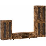  Set TV komoda FLORIN 3 kom. Dimljeni hrast Konstruirano drvo | shoptok.hr