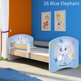  Otroška postelja ACMA z motivom, stranska sonoma 180x80 cm 26 Blue Elephant | Shoptok.si