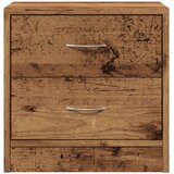 vidaXL Noćni ormarić boja staro drvo 40 x 30 x 40 cm od iverice | shoptok.hr