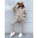 DStreet Women's tracksuit MATTHEW beige