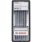 Bosch 6-delni Robust Line set listova ubodne testere Metal Profile T-prihvat T 318 AF (2x); T 318 BF (2x); T 345 XF (2x) - 2607010573 | ePonuda.com