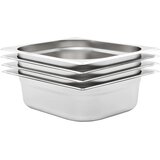  Posude Gastronorm 4 kom GN 1/2 100 mm od nehrđajućeg čelika | shoptok.hr