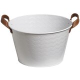 Metalna Bela Dekorativna Posuda-GM1511 | ePonuda.com