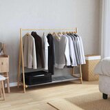  Stalak za odjeću s policama 106x34x102 cm od bambusa | shoptok.hr