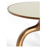 Light & Living Stakleni okrugao stolić za kavu u brončanoj boji/bež ø 65 cm Mello – | shoptok.hr