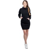 Glano Women's Sweatshirt Dress - Black Cijene