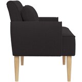  Ljubavni kauč s gumbima Crna 117 x 67 x 77 cm Bouclé | Eponuda.com
