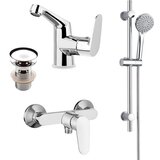 Deante kopalniški set za tuš CHABER, BGCA 040M, krom | Shoptok.si