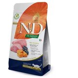 N&d Pumpkin Cat Sterilized Grain Free jagnje in borovnica 1,5 kg Cene
