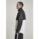 UC Men Stand Up Collar Pull Over Jacket blk/wht