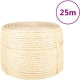 vidaXL Uže od 100 % sisala 10 mm 25 m | shoptok.hr