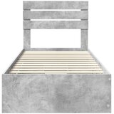  Okvir za krevet s ladicama Betonski sivi 90 x 200 cm - Beton siva 90 x 200 cm | shoptok.hr