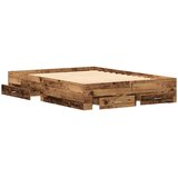  Krevetna konstrukcija Staro drvo 140 x 190 cm Konstruirano drvo | shoptok.hr