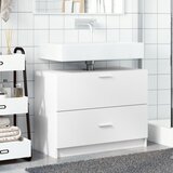 Ormarić za umivaonik bijeli 78 x 37 x 59 cm konstruirano drvo | shoptok.hr