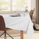DecoKing Stolnjak Pure &amp;oslash; 140 cm, bijela Slike