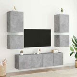 vidaXL Zidni TV ormarići 2 kom siva boja betona 40 5x30x40 cm drveni | shoptok.hr