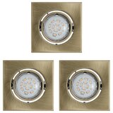 Eglo 93248 - Komplet od 3 LED ugradne svetiljke IGOA 3xGU10/5W/230V | Eponuda.com