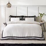 Catherine Lansfield Crno-bijela posteljina za bračni krevet/za produženi krevet 230x220 cm Mono Panel – | shoptok.hr