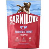 Carnilove Dog Active Puppy, briketi - losos in puran 1,5 kg | Shoptok.si