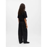 .OBJECT Hlače z naborki 'OBJLOVIA' rjava / črna | Shoptok.si