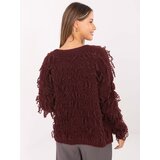 RUE PARIS Sweater-MI-SW-1308.21-burgundy | shoptok.hr
