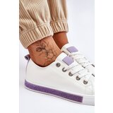 Boto Women's Low Sneakers With Jets White-Violet Demira | shoptok.hr
