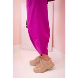 Kesi Włoski Set of new punto sweatshirt pants dark purple | shoptok.hr