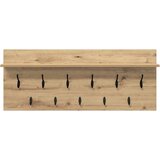  Vješalica za kapute na zidu Umjetnički hrast 100 x 40 x 12 cm | shoptok.hr