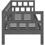  Dnevna postelja siva trdna borovina 80x200 cm, (20684759) | Shoptok.si