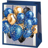 Cardex Cardex: Ekskluzivna srednje velika praznična darilna vrečka z baloni 18x10x23 cm Cene