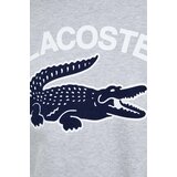 Lacoste Bombažen pulover moška, siva barva | Shoptok.si
