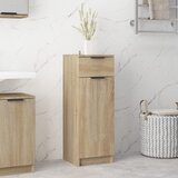 vidaXL Kopalniška omarica sonoma hrast 32x34x90 cm konstruiran les Cene