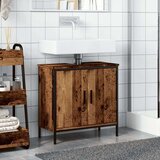 vidaXL Omarica za umivalnik starinski les 60x30x60 cm inženirski les | Shoptok.si
