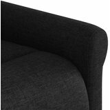  Naslonjač od tkanine crni | shoptok.hr