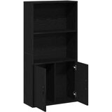 vidaXL Knjižna omara črna hrast 60x24x120 cm inženirski les | Shoptok.si