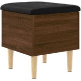  Klupa za pohranu boja hrasta 42x42x46 cm od konstruiranog drva | shoptok.hr