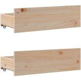 vidaXL Krevet s regalom za knjige bez madraca 90x190 cm od borovine | shoptok.hr