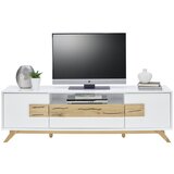 XORA TV-ELEMENT bela, barve hrasta | Shoptok.si