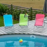 Zložljiv otroški plažni stol - moder