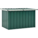 vidaXL Vrtna škatla za shranjevanje zelena 109x67x65 cm | Shoptok.si