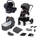 Kinderkraft dječja kolica Everyday, dark gray SZA 3u1 B | shoptok.hr