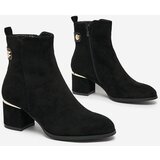Resti Women's low stiletto boots in black Dogdas | ePonuda.com