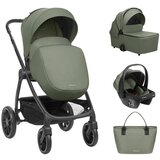 Kikka Boo Kolica Modena 3in1 set sa I-SIZE autosedištem i tvrdom korpom Army Green ( KKB11226 ) | ePonuda.com