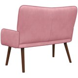 SOFA za dvije osobe Ružičasta 115 x 61 x 87 cm Baršun | shoptok.hr